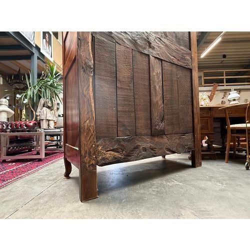 Walnut 4-Door Cabinet, 1800s For Sale - Image 16 of 18