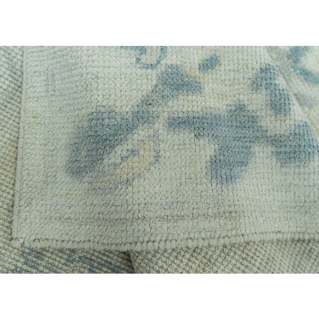Turkish Oushak Rug 4' x 6'3" #19258 For Sale In Houston - Image 6 of 8