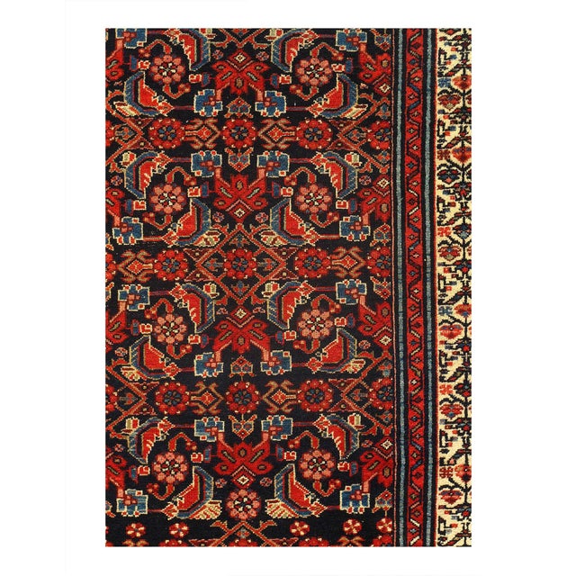 Fine Hand knotted in a village around Hamadan, western Iran. Hamadan rugs can originate from any one of hundreds of...