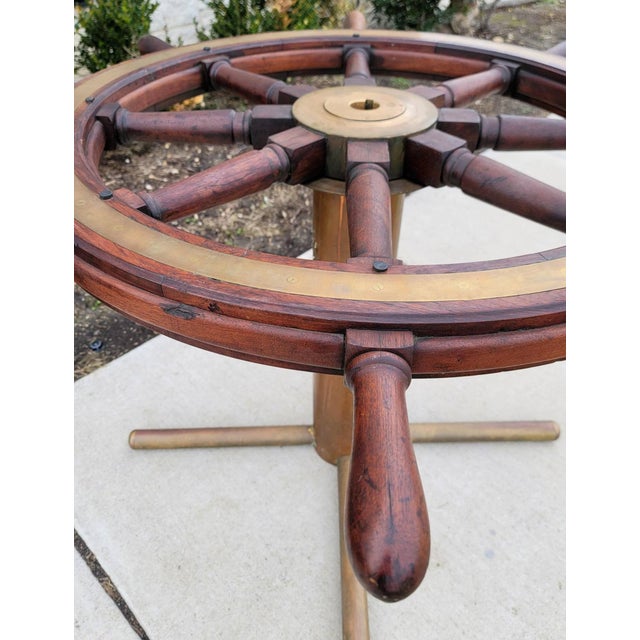 Antique Italian Ships Wheel Table, Giuseppe Verdi Chairish