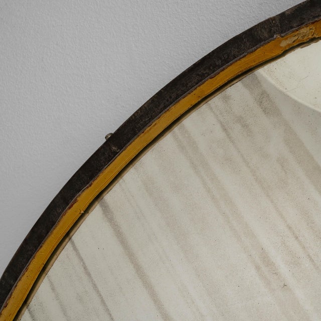 20th Century Czech Metal Round Mirror For Sale - Image 13 of 18