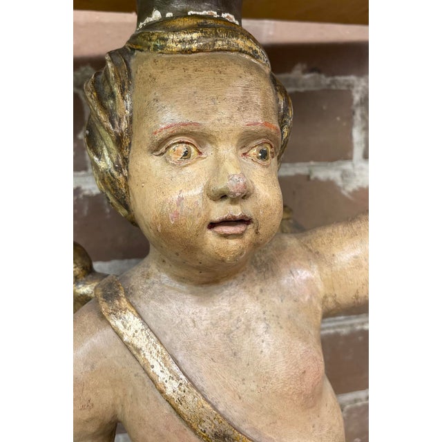 Early 20th Century Italian Putti Side Tables For Sale - Image 4 of 5