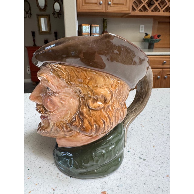 English Vintage Royal Doulton “Robin Hood” Large Character Jug – Made in England, 1946 For Sale - Image 3 of 9