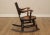 Brown Antique George Arndt Oak Carved Rocker For Sale - Image 8 of 13