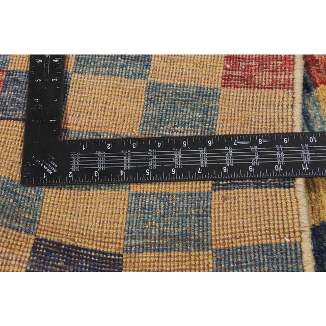 Textile Vintage Persian Gabbeh Rug, 03'00 X 03'01 For Sale - Image 7 of 10