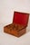 Antique English Burl Walnut Box With Red Painted Interior For Sale In Charleston - Image 6 of 10