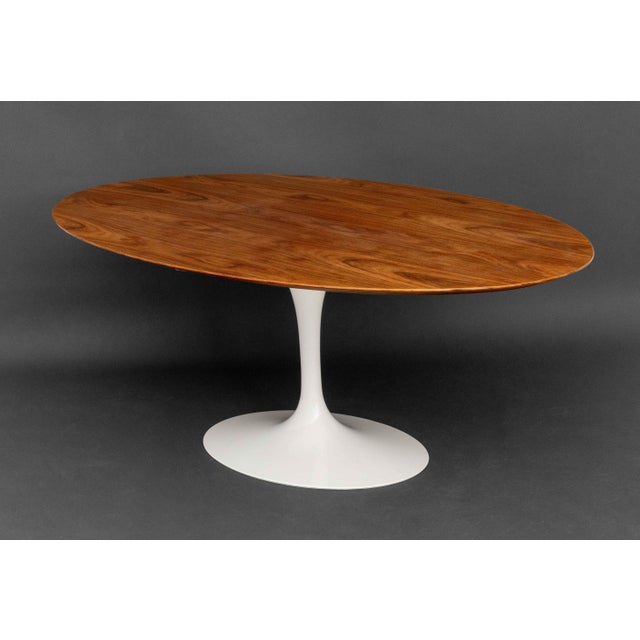 Wood Eero Saarinen X Knoll "Tulip" Dining Table For Sale - Image 7 of 9