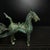 Verdigris Chinese Bronze Horse & Chariot Sculpture With Verdigris Patina For Sale - Image 8 of 9