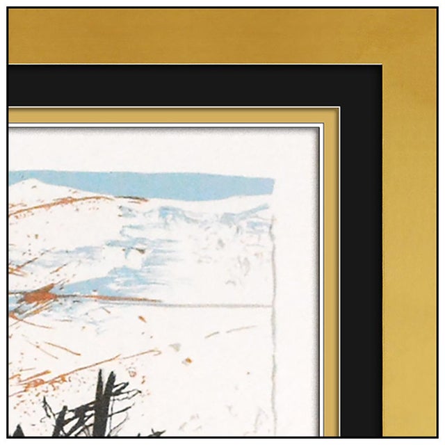 Printmaking Materials 1957 l'Age d'Or Surreal Blue Lithograph Salvador Dalí For Sale - Image 7 of 7
