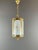 Metal 20th Century Louis XVI Style Lantern in Gilt Bronze and Engraved Glass For Sale - Image 7 of 12