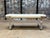 Mid-Century Modern Pace Stainless Steel and Leather Bench, 1970 For Sale - Image 3 of 5