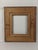 Vintage Carved Dark Brown Wood Picture Frame With Cream Linen Liner For Sale - Image 13 of 13