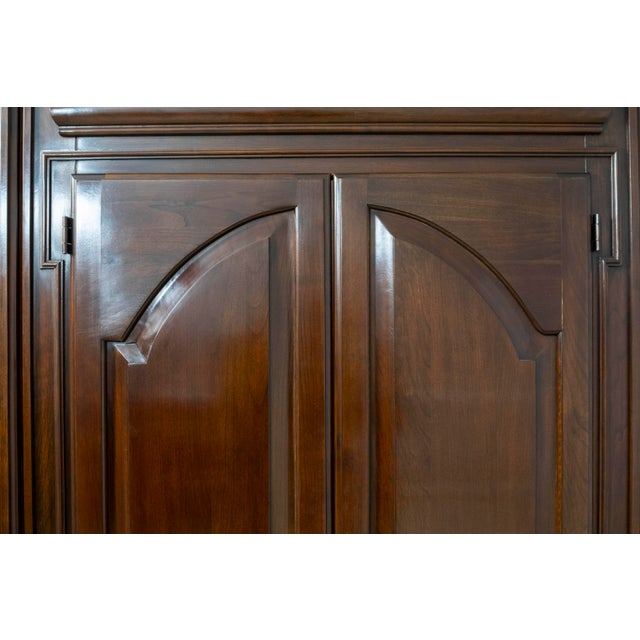 Harden Cherry Large 3 Piece Bar Liquor Cabinet Unit For Sale - Image 13 of 18