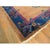 1920s Salmon Floral Antique Chinese Art Deco Carpet 4' X6'10" Handwoven Wool Rug For Sale - Image 4 of 6