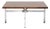 Coffee Table in Rosewood and Steel by Sven Ellekær for Søren Willadsen Møbelfabrik, Denmark, 1960s For Sale