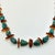 1980s Vintage Boho Chic Baltic Amber & Faux Turquoise Nugget Beaded Necklace - 26” For Sale - Image 9 of 11