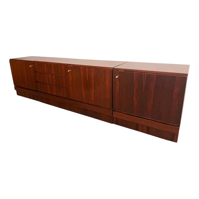 Mid-Century Modern Wooden Sideboard, 1970 For Sale