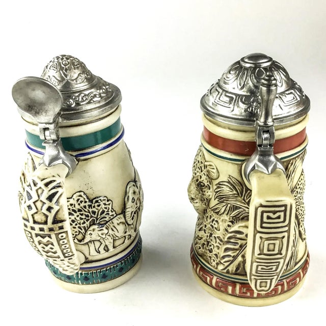 Ceramarte Brazil Beer Steins by Avon - A Pair For Sale - Image 10 of 12