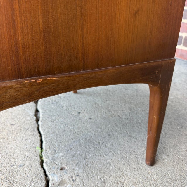 Lane Rhythm Walnut Nightstand For Sale - Image 9 of 12