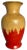 Vintage Drip Glaze Pottery Red Tan Vase For Sale - Image 10 of 18