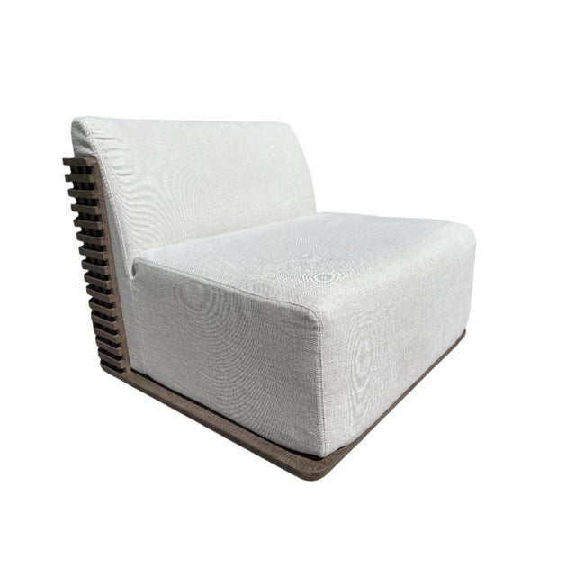 RH Trelica Teak Outdoor Lounge Chair For Sale - Image 9 of 11