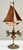 Metal Vintage Copper and Brass Sailboat Weathervane For Sale - Image 7 of 8