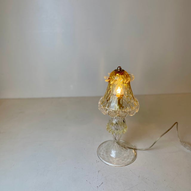 Murano Table Lamp in the style of Barovier & Toso, 1980s For Sale - Image 3 of 18
