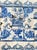 Antique 18th Century Portuguese Blue & White Flowerpiece on a Classical Stand Tile Mural For Sale - Image 15 of 16