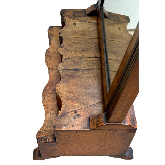 Queen Anne Dressing Table Mirror in Walnut, 1710 For Sale - Image 9 of 15