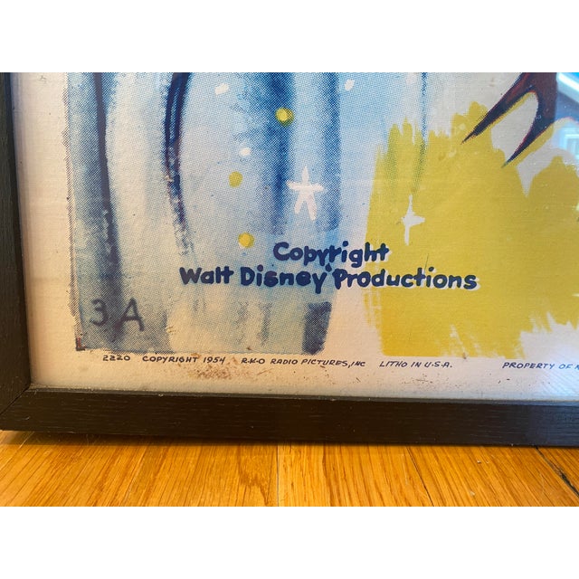 Huge Vintage Disney Poster 1954 Rko Release Pinocchio For Sale - Image 4 of 8