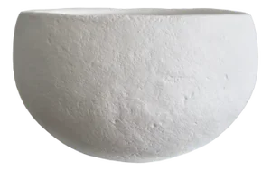 Large White Ceramic Bowl Sculpture, 1970s