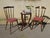 Mid-Century Modern Wood and Fabric Chairs, Set of 2 For Sale - Image 3 of 18