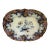 Large Mid 19th Century Unmarked Polychrome Platter For Sale