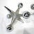 Bill Curry & Design Line Bill Curry Chromed Jack Bookends Paper Weight Sculptures For Sale - Image 4 of 7