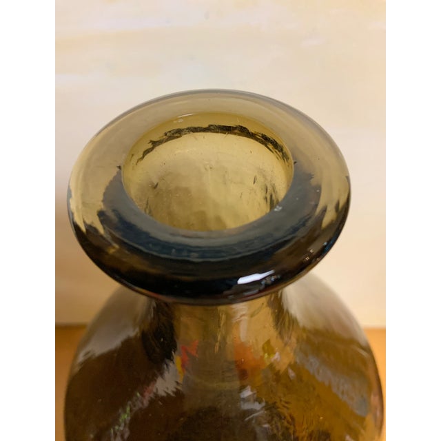Mid-Century Modern Glass Vase For Sale In New York - Image 6 of 9