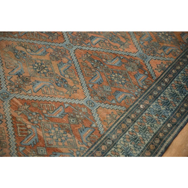1920s Vintage Persian Malayer Mahi-Mahi Lattice Wool Carpet For Sale - Image 9 of 12