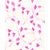 Sample - Wild Iris Wallpaper by Susan Hable in Pink For Sale