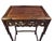 Early 20th Century Early 20th Century Floral Bamboo Design Carved Rosewood Side Table - Plant Stand For Sale - Image 5 of 16
