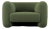 Jacob Armchair in Fabric Boucle Green by Collector Studio For Sale