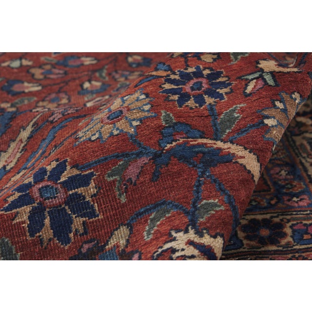 Antique Persian Mashhad Rug, 08'10 X 12'00 For Sale In Dallas - Image 6 of 10