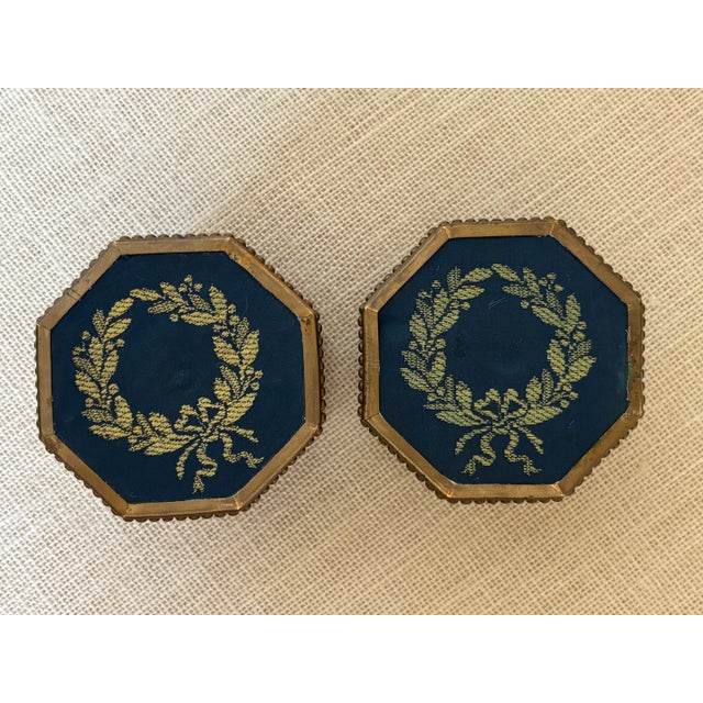 Pair Antique 19th Century Red Marble Bronze French Neoclassical Boxes / Inkwells For Sale In San Diego - Image 6 of 12