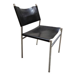 Vintage Leather SE06 Dining Chairs by Martin Visser for Spectrum, 1960s For Sale