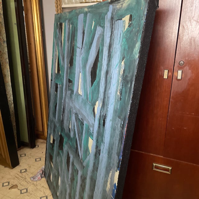 John Frates After Rothko 2, Hang Multi-Directional, Frame Choice or Painting Sold Separately, Florida Artist, Mid Century Modern, Abstract For Sale - Image 12 of 12