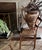 Antique Primitive Bentwood Arm Ladder Back Chair With Original Woven Splint Seat For Sale - Image 4 of 10