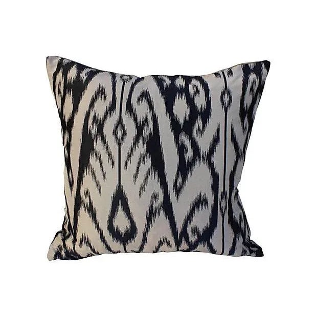 Manuel Canovas Fabric Silk Ikat Pillow For Sale