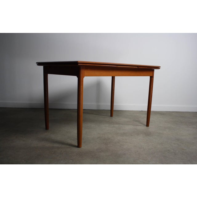 Mid-Century Teak Extension Dining Table For Sale - Image 5 of 6