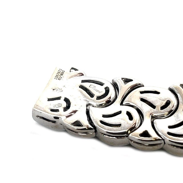 Metal Chopard Casmir Diamond Gold Necklace 18k White Paisley Motifs For Sale - Image 7 of 7