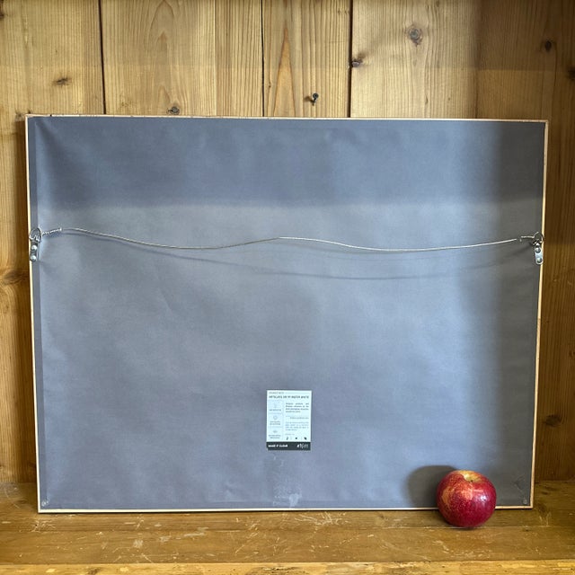 Copper Vintage Print by Artist Martin Tobias, Last Rays of Summer, Framed Farm Landscape in Rust Tones Intaglio Plate For Sale - Image 8 of 9