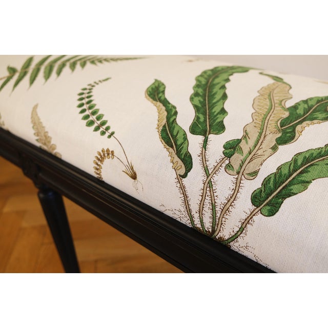 Mid-Century Swedish Gustavian Bench by G.P & J. Baker Ferns, 1960s For Sale - Image 4 of 6