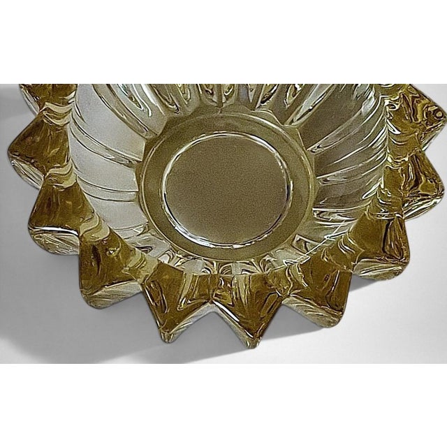 Mid 20th Century Art Deco French Molded Glass Bowl Attributed to Pierre d'Avesn For Sale - Image 14 of 18